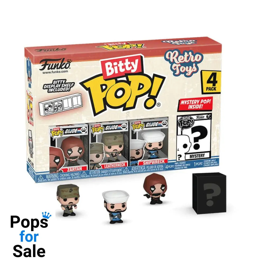 Retro Toys Bitty POP! Vinyl Figure 4-Pack GI Joe 2,5 cm Mini-figures
