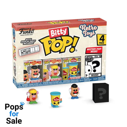 Retro Toys Bitty POP! Vinyl Figure 4-Pack Mr. Potato Head 2,5 cm Mini-figures