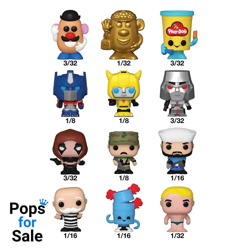 Retro Toys Bitty POP! Vinyl Figure Display (32) PDQ 2,5 cm