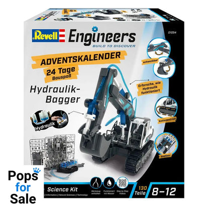 Revell Engineers Advent Calendar Hydraulic excavator model kit Calendars