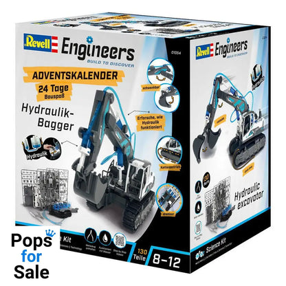 Revell Engineers Advent Calendar Hydraulic excavator model kit Calendars