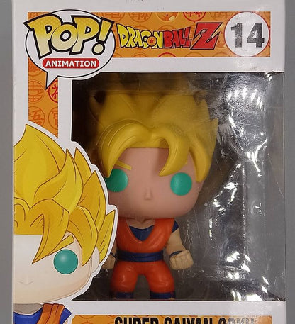 14 Super Saiyan Goku - Dragon Ball Z Box Damaged Funko POP