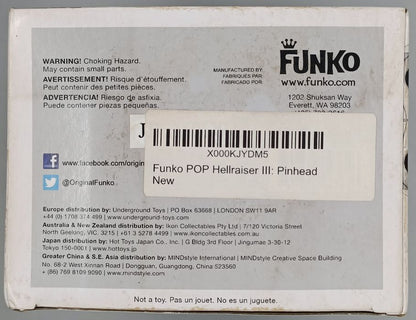 #134 Pinhead - Horror - Hellraiser III - Box Damaged Funko POP