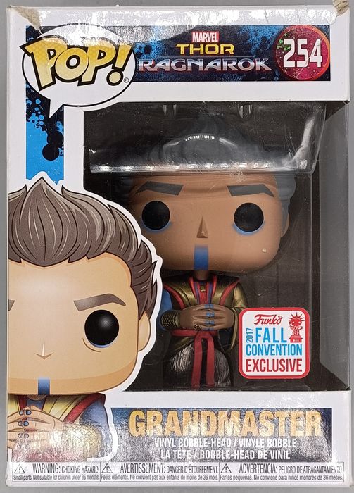 #254 Grandmaster - Marvel Thor Ragnorok 2017 Con Box Damaged Funko POP