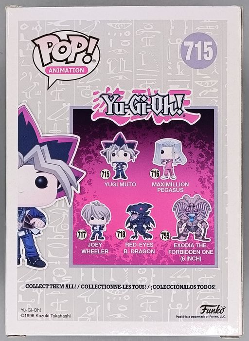 #715 Yugi Muto - Yu-Gi-Oh! - Box Damaged Funko POP