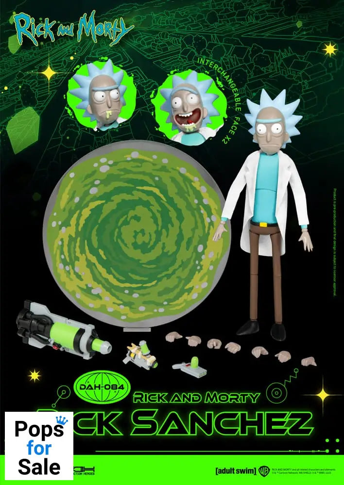 Rick and Morty Dynamic 8ction Heroes Action Figure 1/9 Rick Sanchez 23 cm - [NEW]