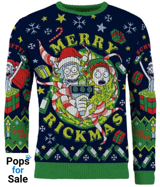 Rick and Morty: Merry Rickmas Christmas Jumper (Size: L)