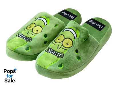 Rick And Morty: Pickle Rick Mens Mule Slippers (Size Large UK 8+/EU42+)