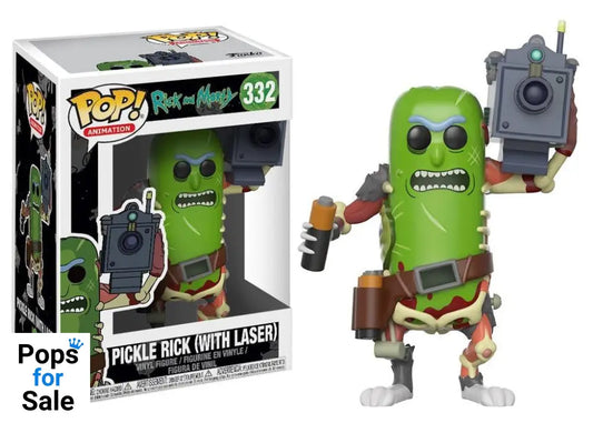 Rick and Morty POP! Animation Vinyl Figure Pickle Rick with Laser 9 cm POP! Figures