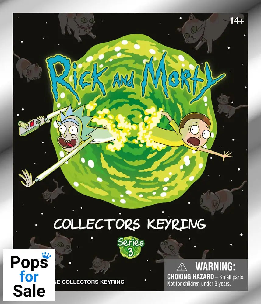 Rick and Morty PVC Bag Clips Series 3 Display (24)