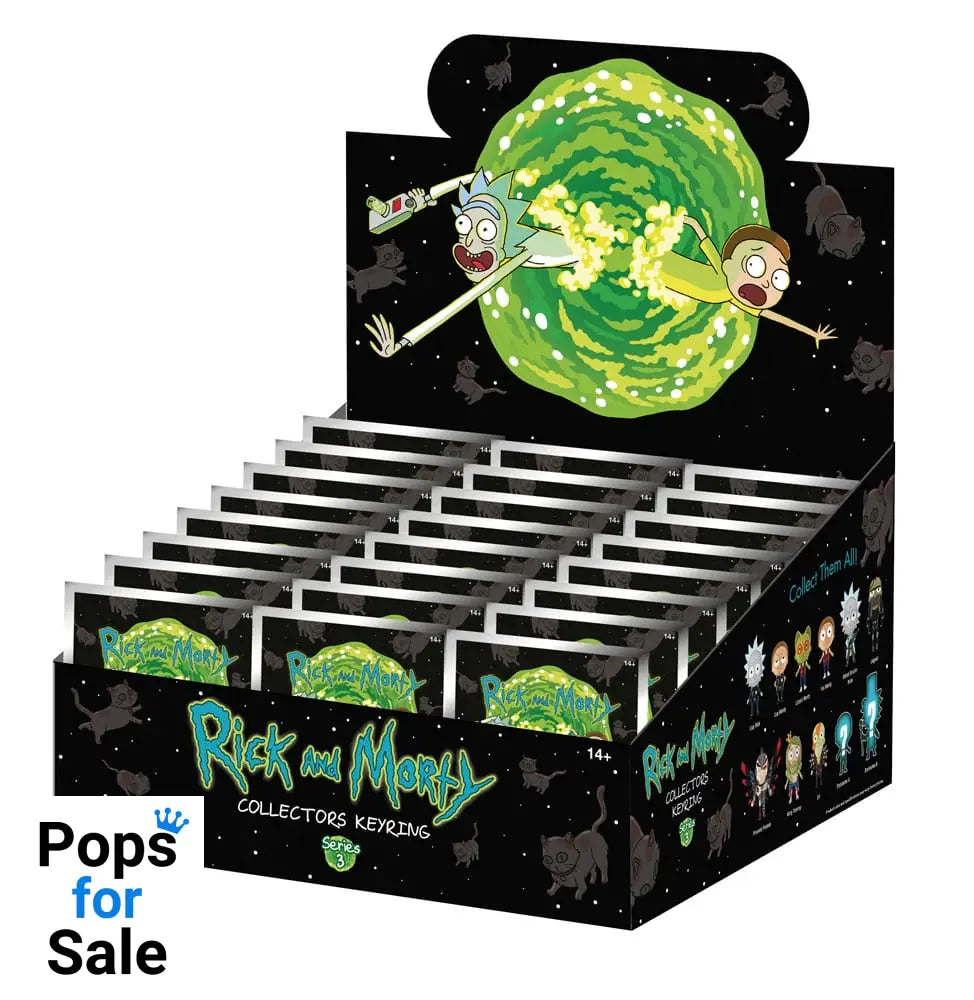 Rick and Morty PVC Bag Clips Series 3 Display (24)