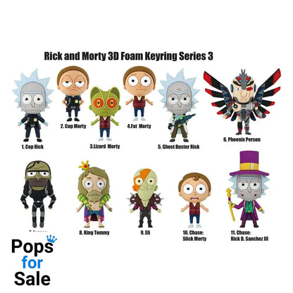 Rick and Morty PVC Bag Clips Series 3 Display (24)