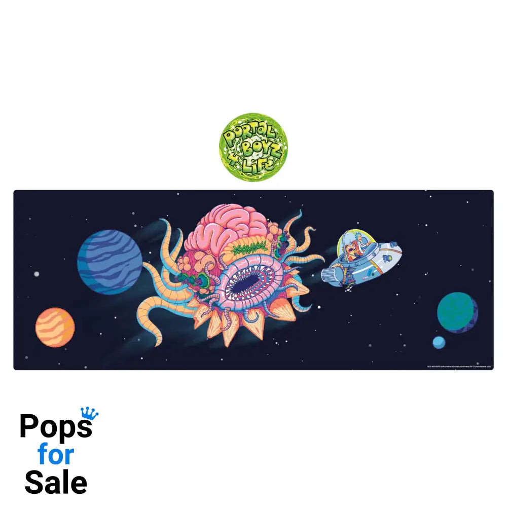 Rick & Morty Desk Pad & Coaster Set