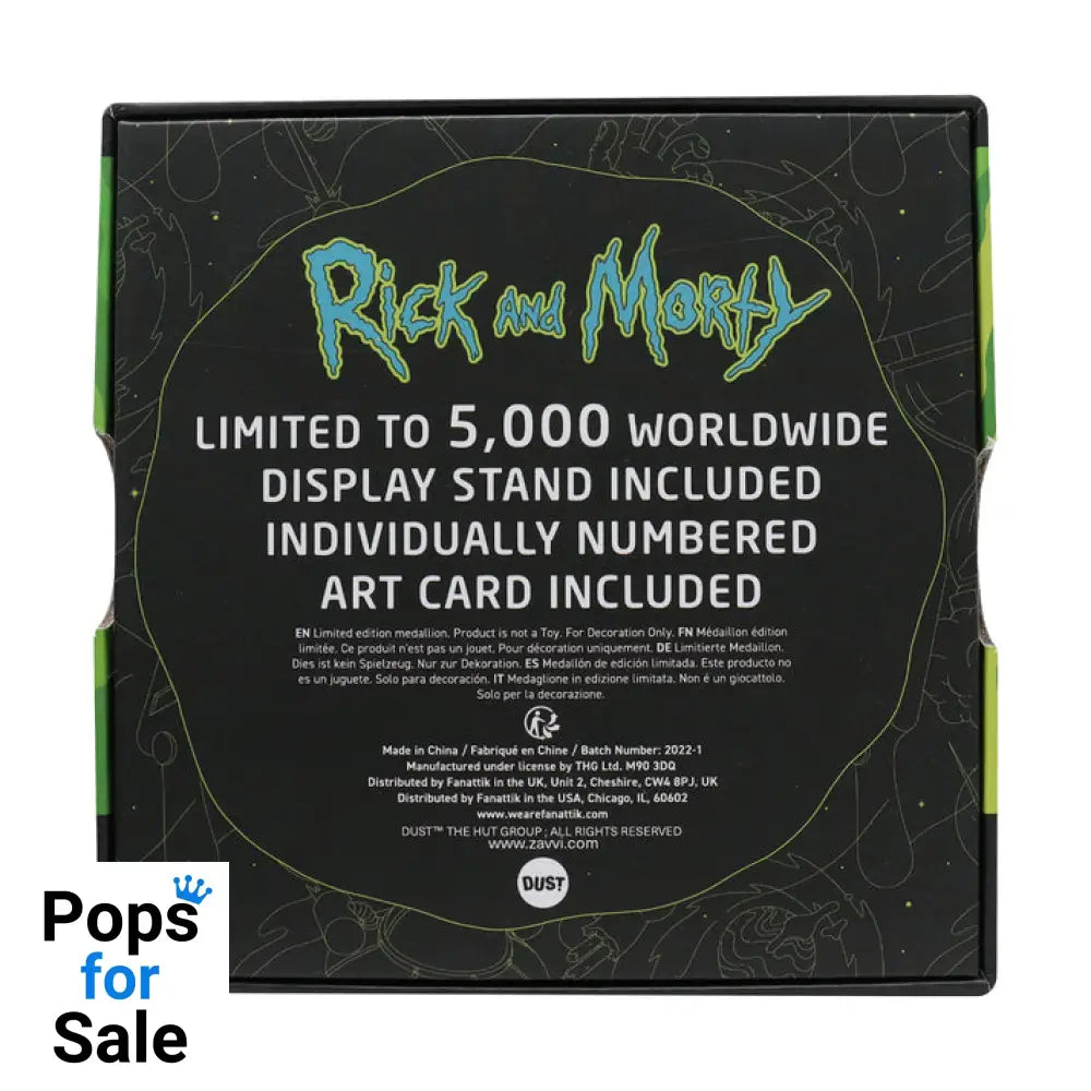 Rick & Morty Limited Edition Medallion Medallion