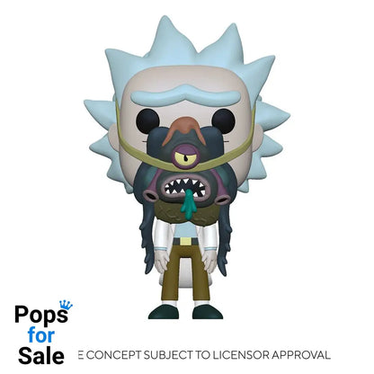 Rick & Morty POP! Animation Vinyl Figure Rick w/ Glorzo 9 cm
