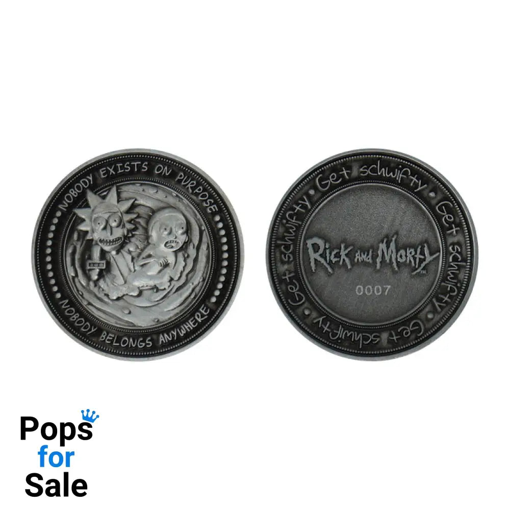 Ricky & Morty Limited Edition Collectible Coin Coin