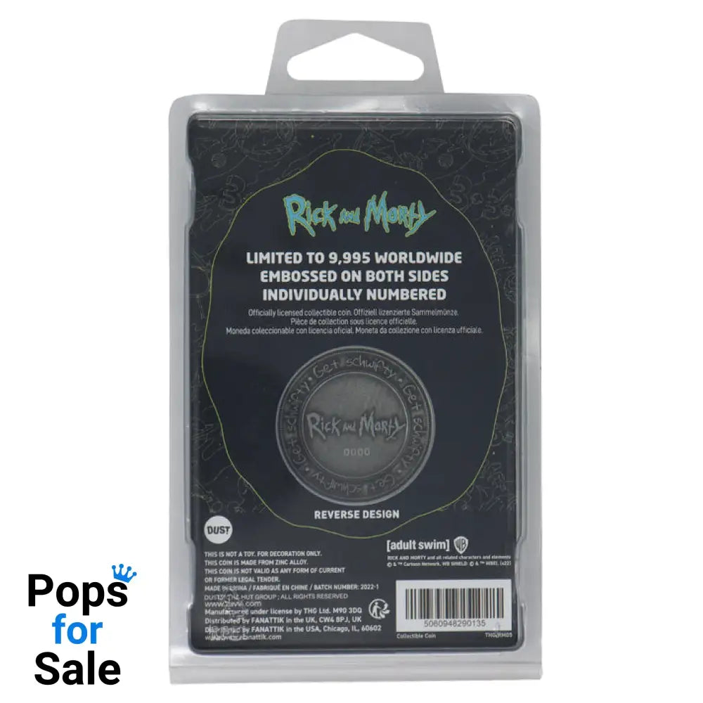 Ricky & Morty Limited Edition Collectible Coin Coin