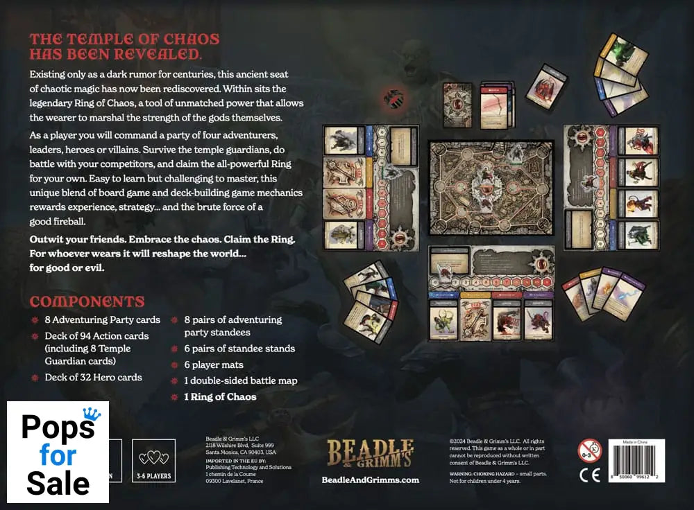 Ring of Chaos Table Top Role Playing Game Board Game *English Version*