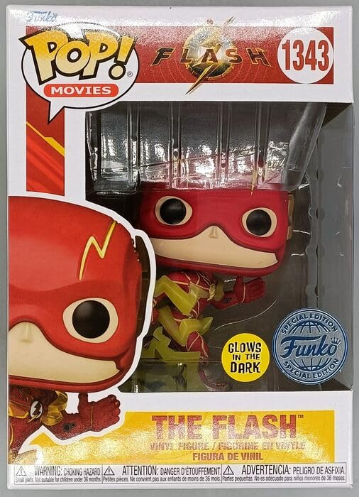 1343 The Flash (Running) Glow - DC The Flash - Funko POP - Box Damaged