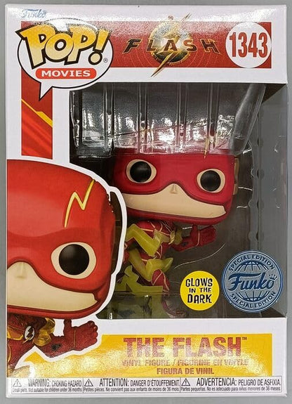 1343 The Flash (Running) Glow - DC The Flash - Funko POP - Box Damaged