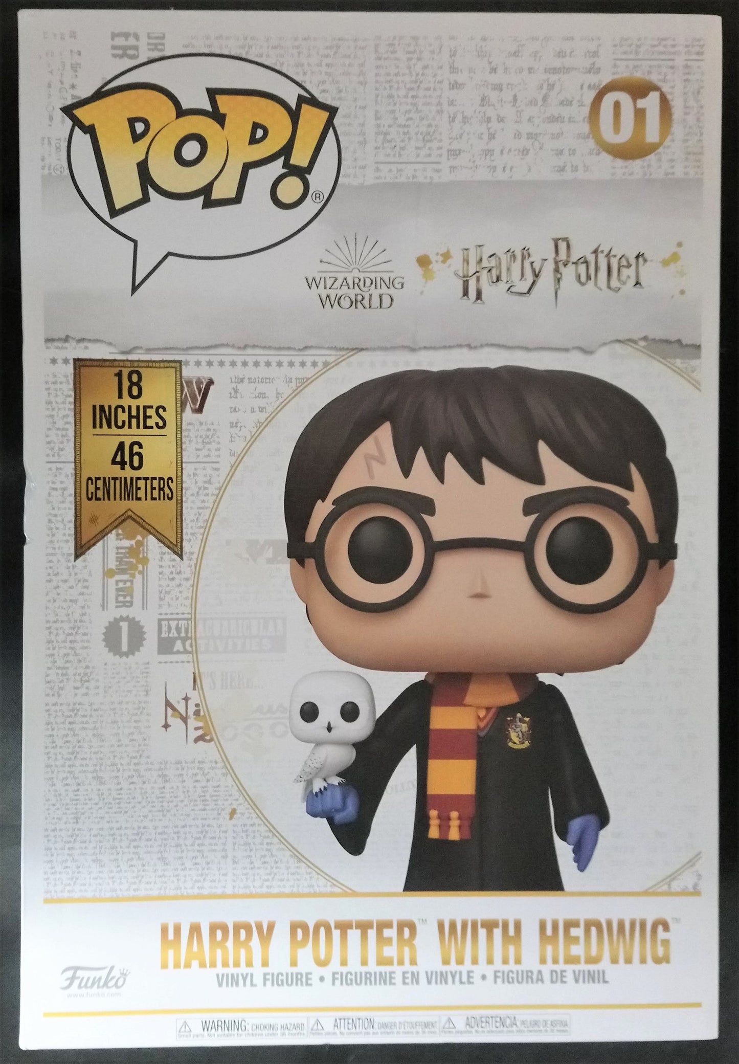 #01 Harry Potter (with Hedwig) 18 Inch - Harry Potter Funko POP