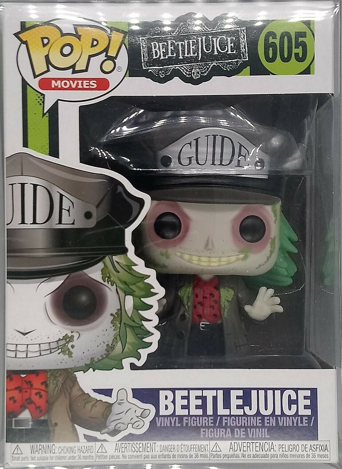 #605 Beetlejuice (Guide Hat) - Beetlejuice Funko POP