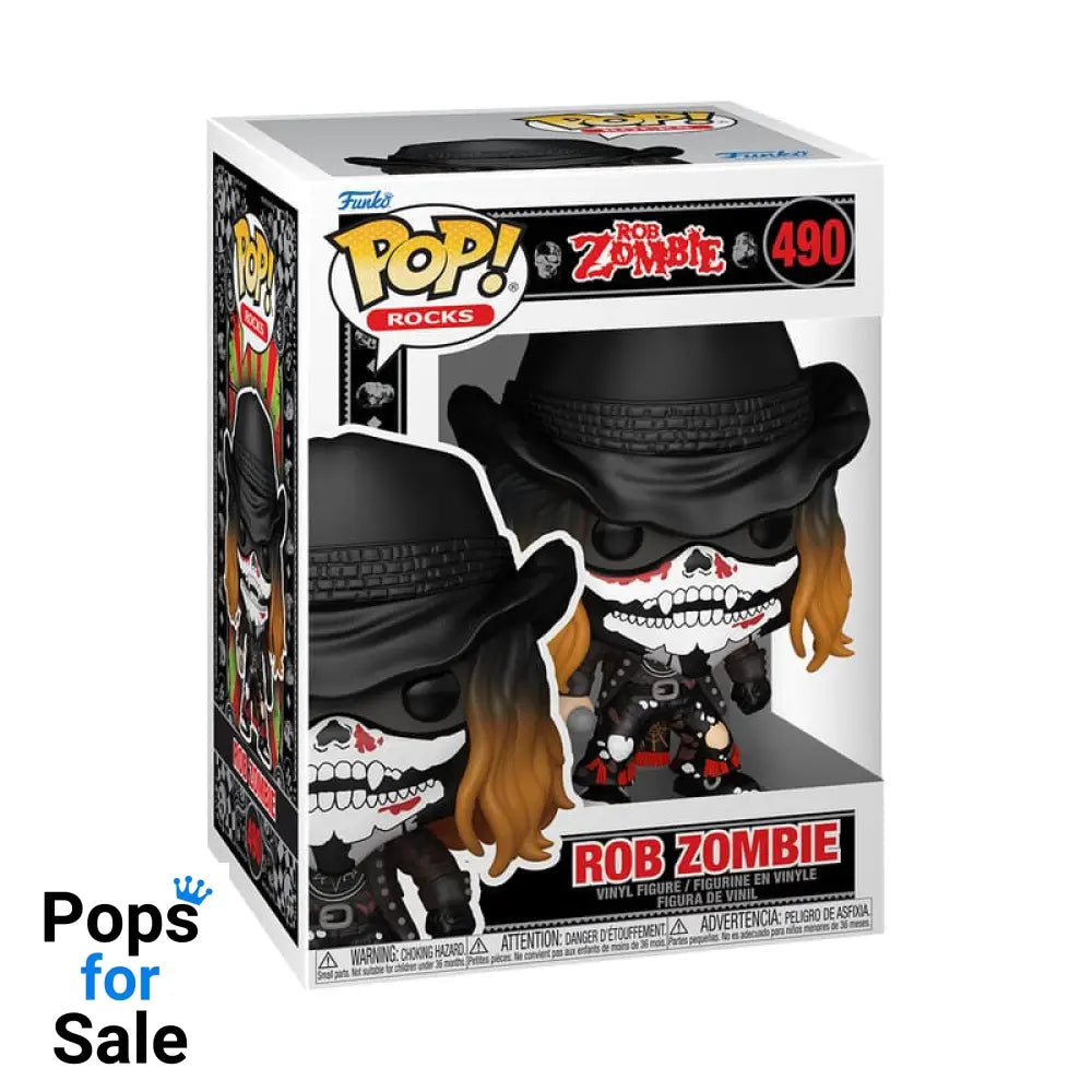 Rob Zombie POP! Rocks Vinyl Figure Rob Zombie w/Bandana 9 cm