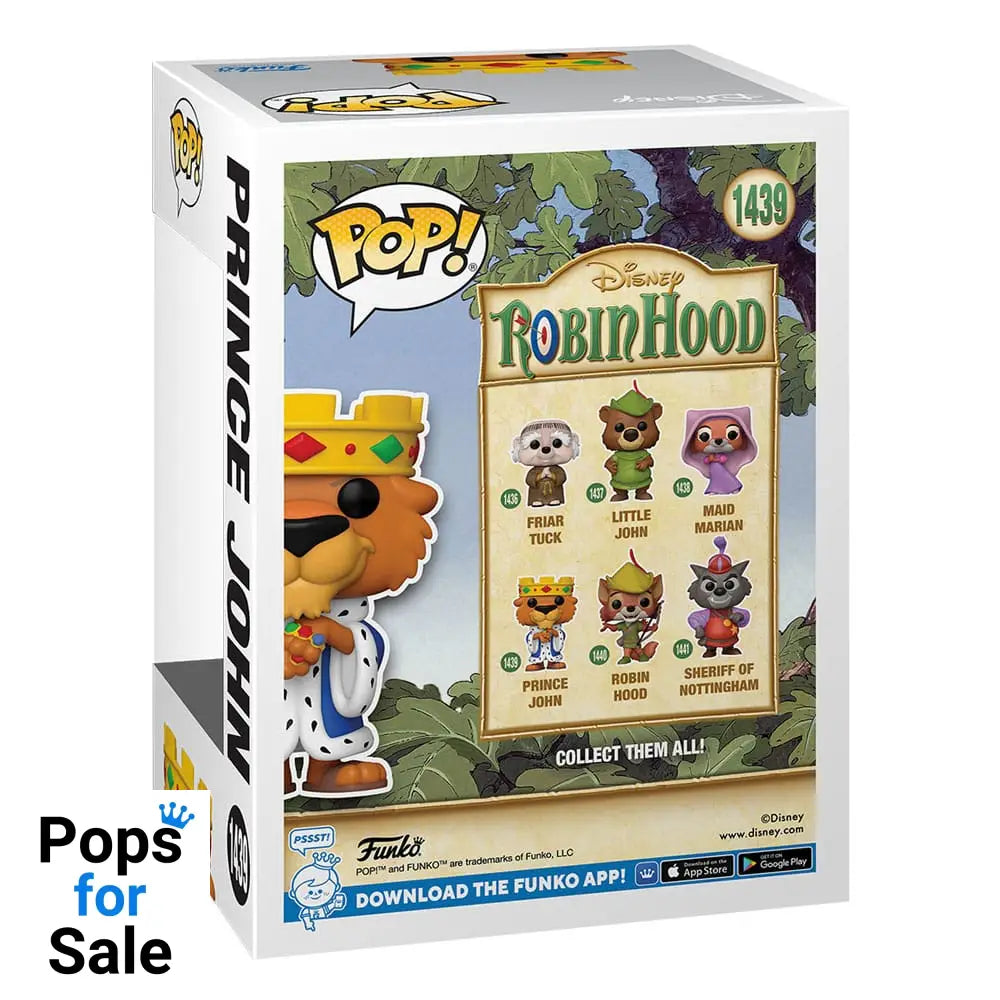 Robin Hood POP! Disney Vinyl Figure Prince John 9 cm