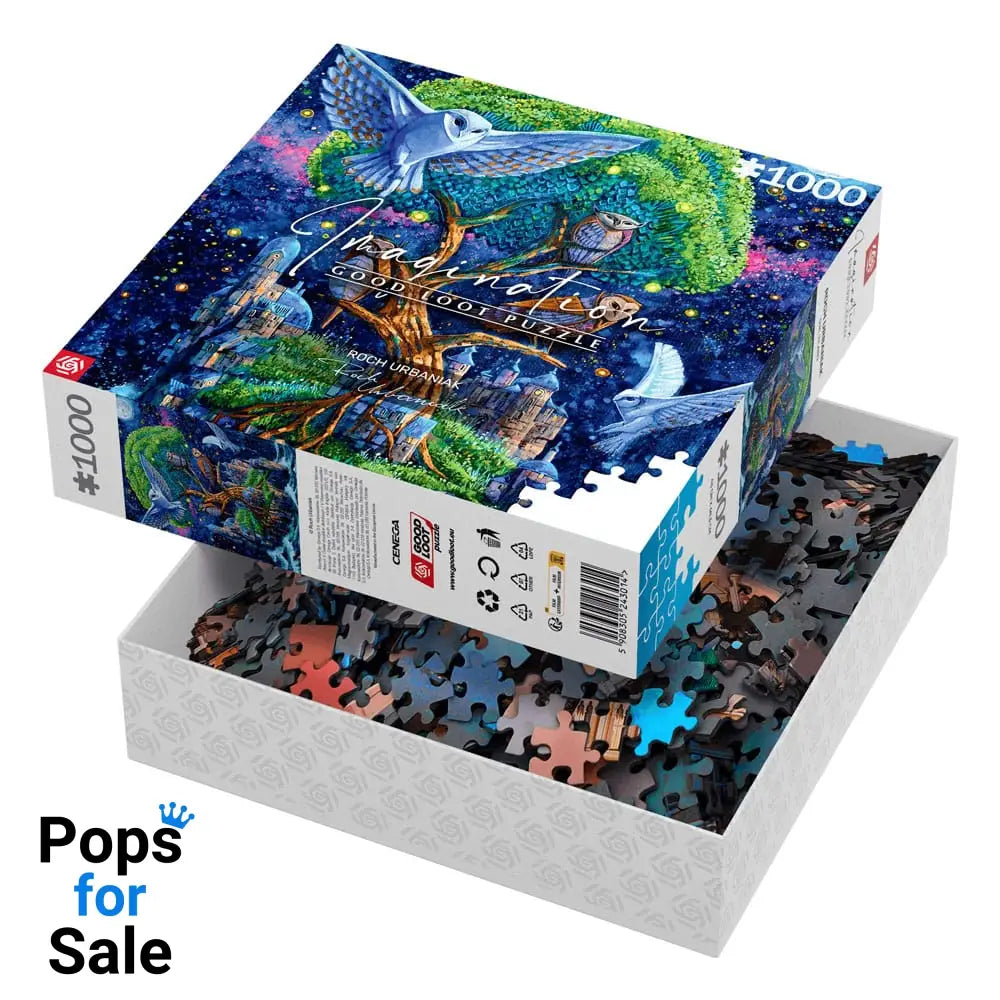 Roch Urbaniak Imagination Puzzle Owl Island / Wyspa Sów (1000 pieces)