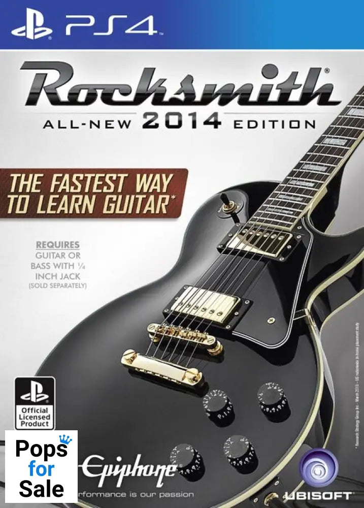 Rocksmith 2014 All New Edition with Cable for Playstation 4 (PS4) - [NO BOX]