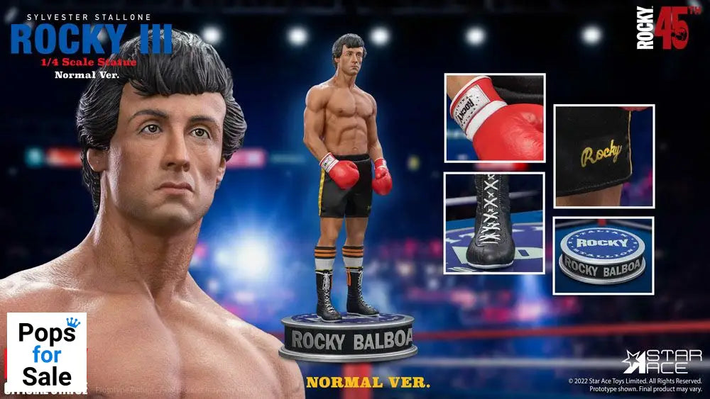 Rocky III Statue 1/4 Rocky Balboa 46 cm