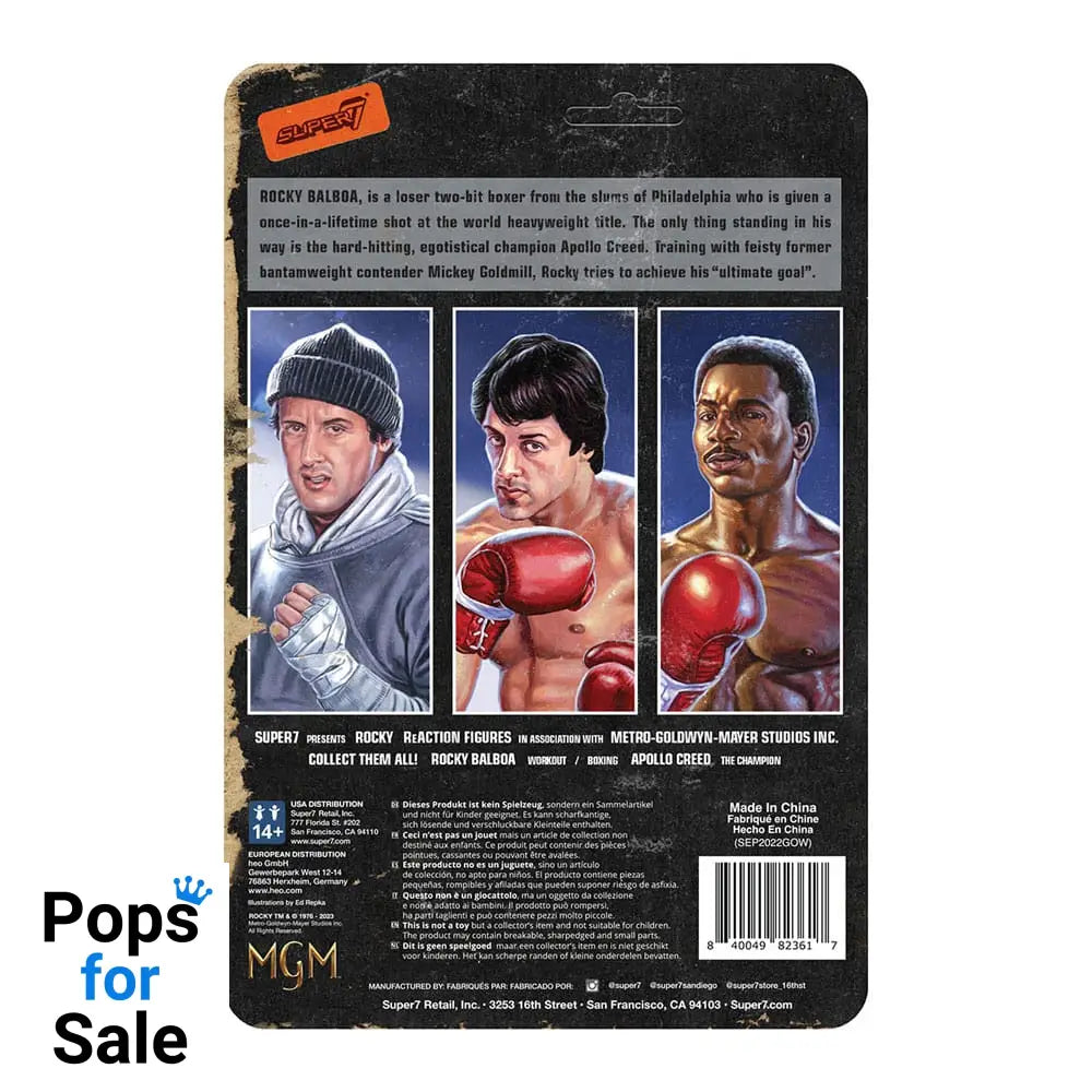 Rocky  ReAction Action Figure Apollo Creed 10 cm