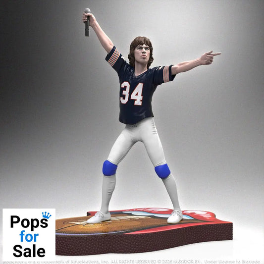 Rolling Stones Rock Iconz Statue Mick Jagger US Tour 1981 (Black Jersey) 22 cm