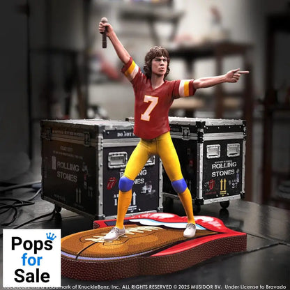Rolling Stones Rock Iconz Statue Mick Jagger US Tour 1981 (Burgundy Jersey) 22 cm