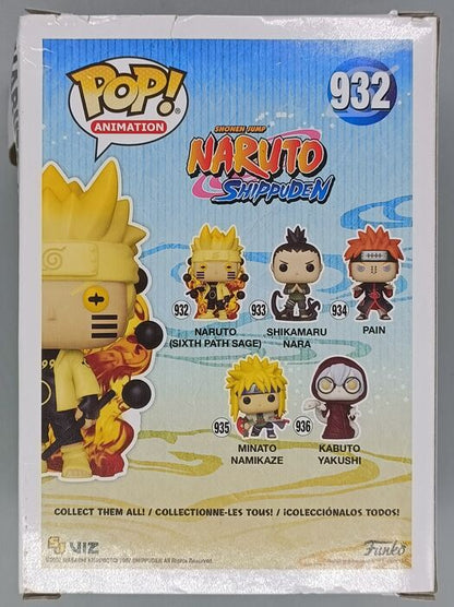 932 Naruto Sixth Path Sage - Naruto Shippuden - Box Damaged Funko POP