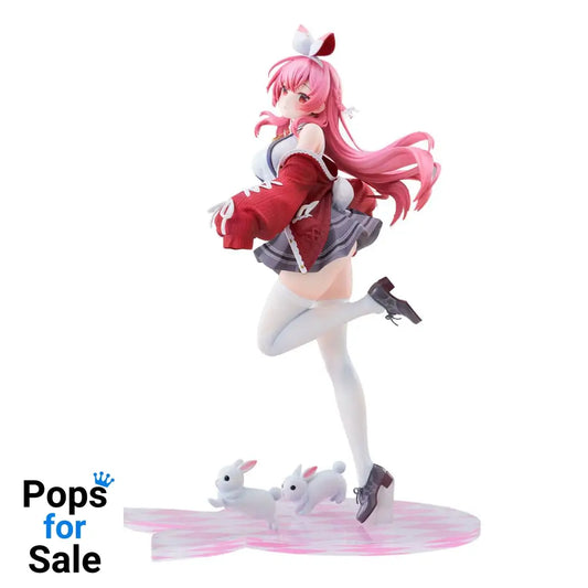 Rosuuri Original Character PVC Statue 1/7 White Rabbit Rosu Casual Clothes Ver. 25 cm
