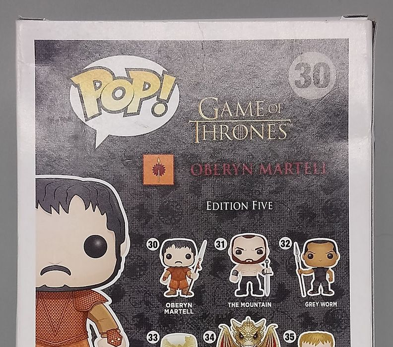 #30 Oberyn Martell - Game of Thrones - Box Damaged Funko POP