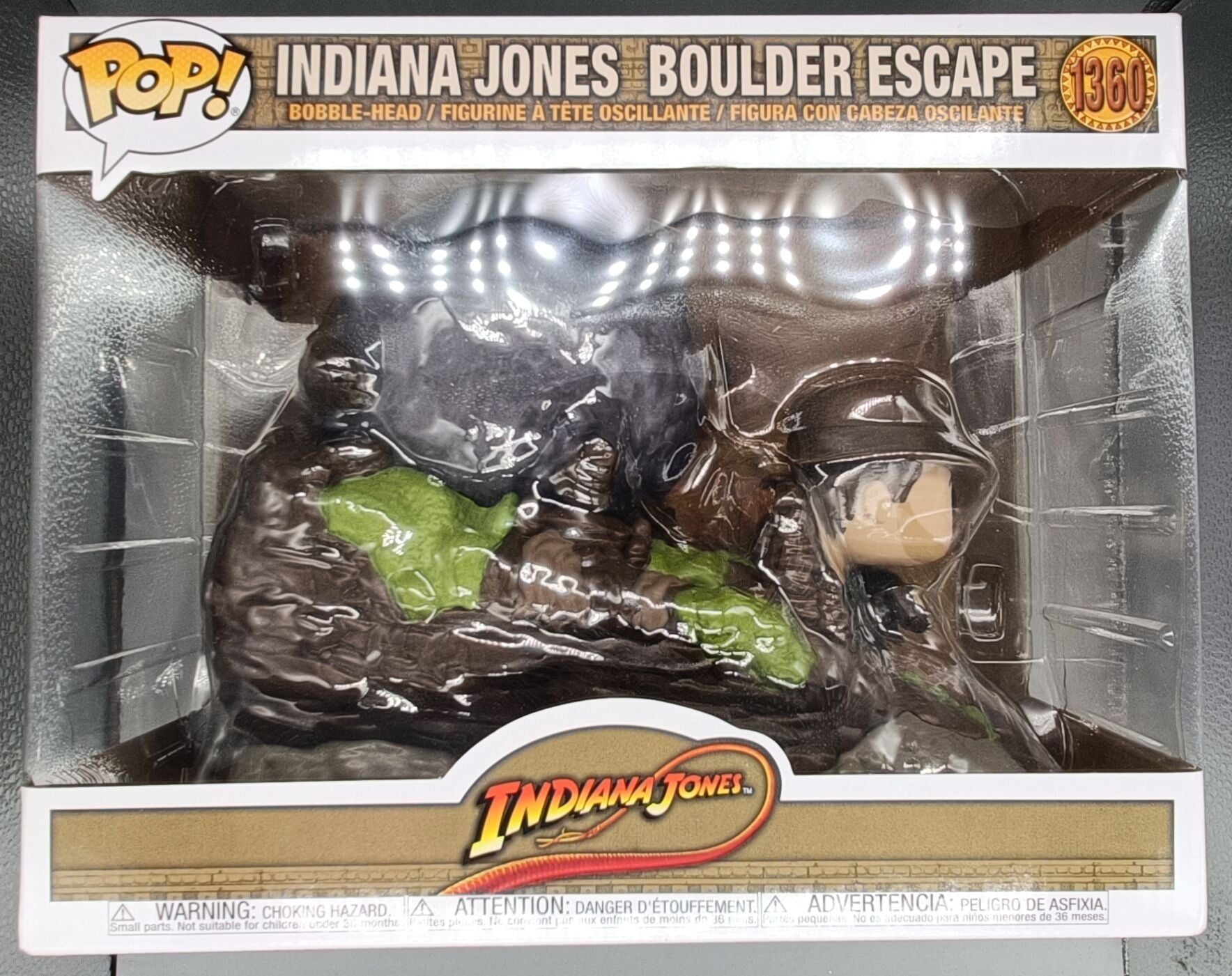 1360 Indiana Jones Boulder Escape Movie Moment Disney Funko POP
