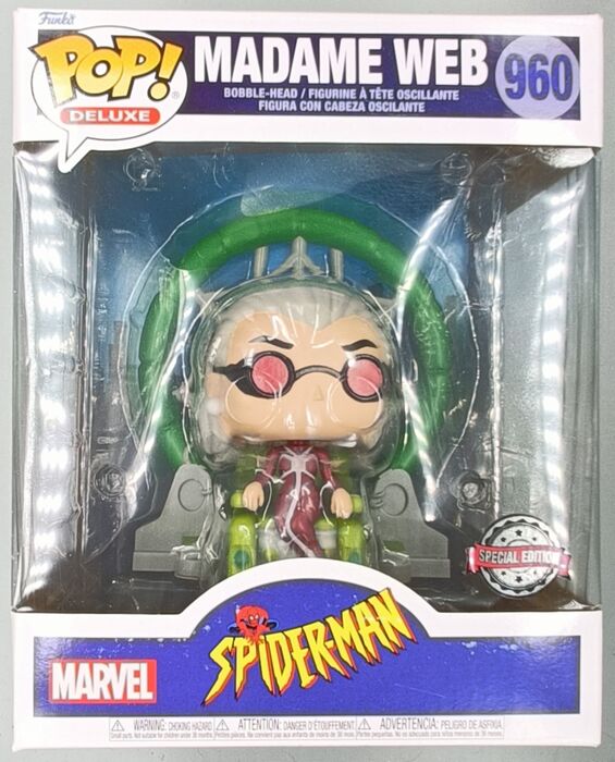 960 Madame Web Deluxe - Marvel Spider-Man - Box Damaged Funko POP