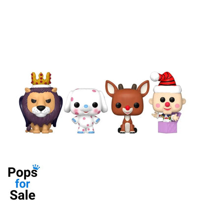 Rudolph Holiday 2024 Pocket POP! Vinyl Keychains 4-Pack Tree Holiday Box 4 cm