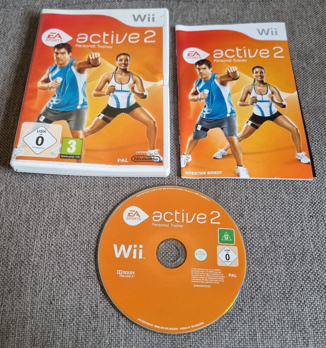 EA Sports Active 2 with Leg Strap and Monitor - [No Box] for Nintendo Wii/Wii-U