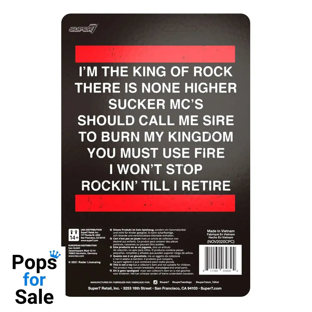 RUN DMC ReAction Action Figure Joseph &quot;Run&quot; Simmons 10 cm