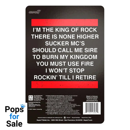 RUN DMC ReAction Action Figure Joseph &quot;Run&quot; Simmons 10 cm