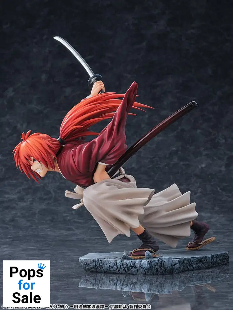Rurouni Kenshin: Meiji Kenkaku Romantan Kyoto Douran PVC Statue 1/6 Kenshin Himura Amakakeruryuunohirameki Ver. 26 cm