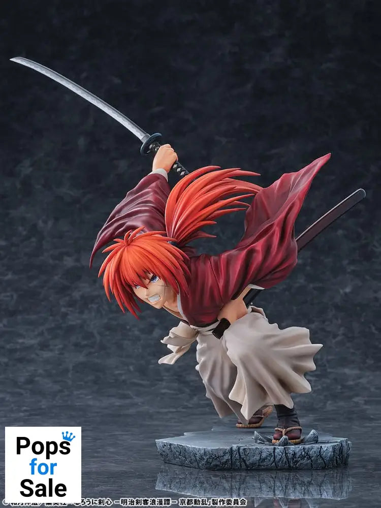 Rurouni Kenshin: Meiji Kenkaku Romantan Kyoto Douran PVC Statue 1/6 Kenshin Himura Amakakeruryuunohirameki Ver. 26 cm