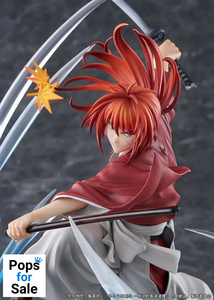 Rurouni Kenshin: Meiji Kenkaku Romantan Kyoto Douran PVC Statue 1/7 Kenshin Himura Souryusen Ver. 27 cm