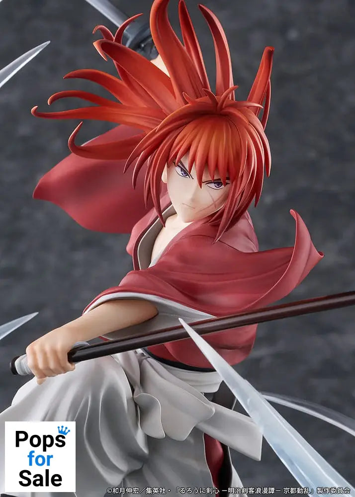 Rurouni Kenshin: Meiji Kenkaku Romantan Kyoto Douran PVC Statue 1/7 Kenshin Himura Souryusen Ver. 27 cm