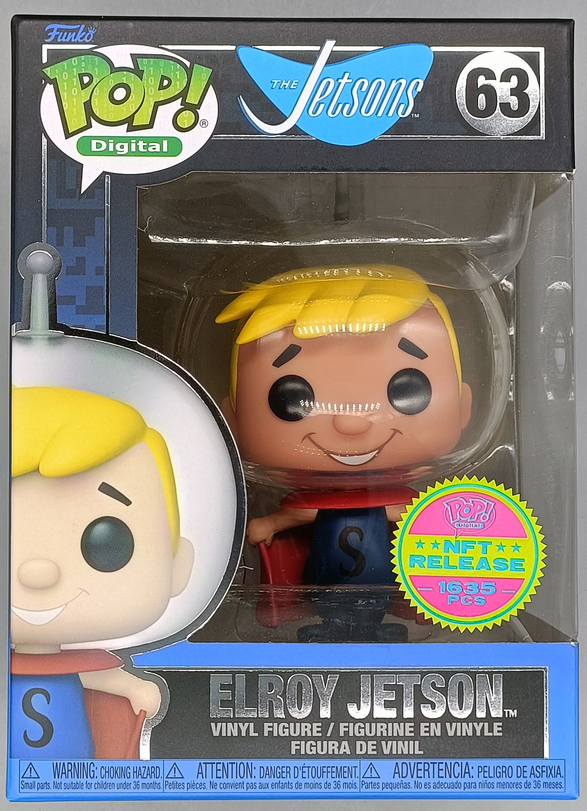 #63 Elroy Jetson - Digital 1635pc LE The Jetsons Box Damaged Funko POP