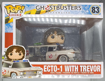 #83 Ecto1 (with Trevor) - Rides - Ghostbusters Afterl Box Damaged Funko POP