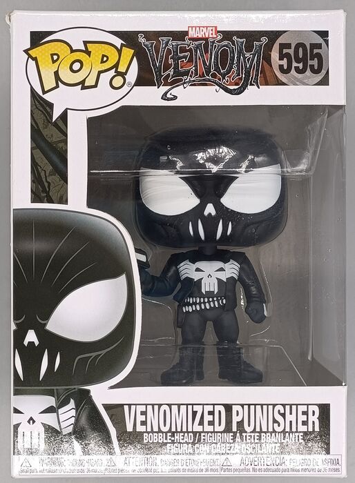 #595 Venomized Punisher - Marvel Venom - Box Damaged Funko POP